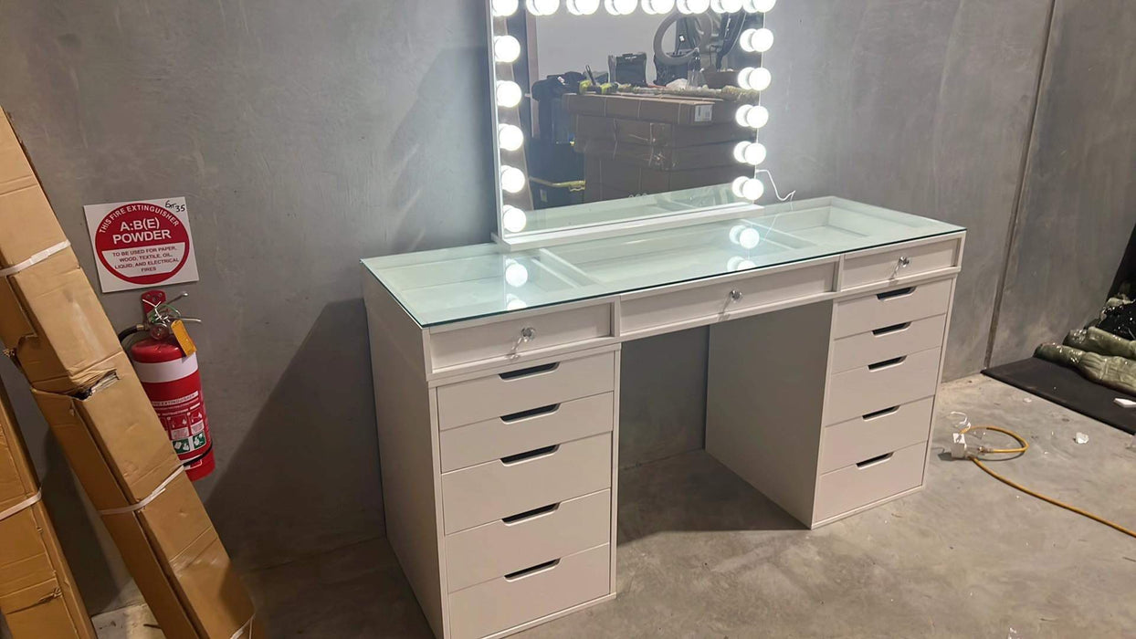 Vanity Mirror and desk set