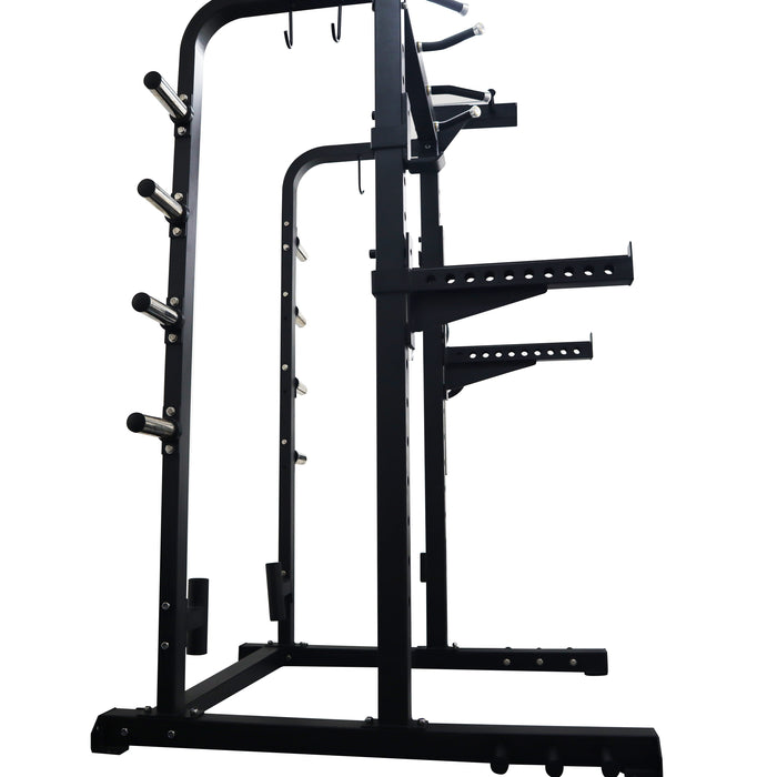 Commercial Power Rack Half Cage