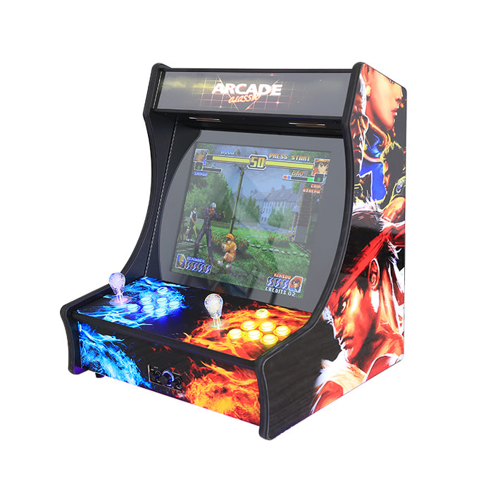19inch LCD Wooden Bartop Arcade Machine 2 Player