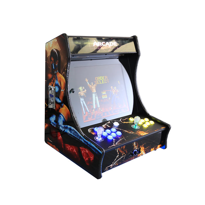 19inch LCD Wooden Bartop Arcade Machine 2 Player