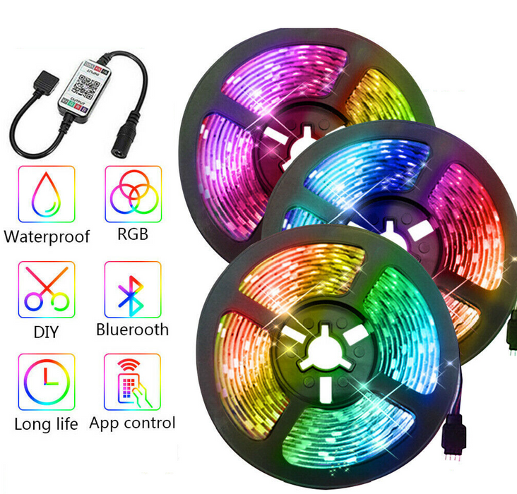 5M LED Coloured Light Strips